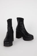 MARLOWE PLATFORM BOOT Black Vegan - Intentionally Blank