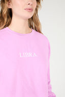 LIBRA ZODIAC PULLOVER - Intentionally Blank,ORCHID