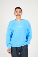 GEMINI ZODIAC PULLOVER - Intentionally Blank,MYKONOS BLUE