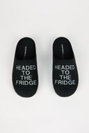 LATE NIGHT SNACK SLIPPER BLACK - Intentionally Blank