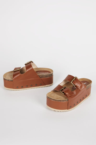 極美品！BEAUTIFUL SHOES フレンチサンダル　ライトブラウン23.0 COOPER-2_ISA1-718-