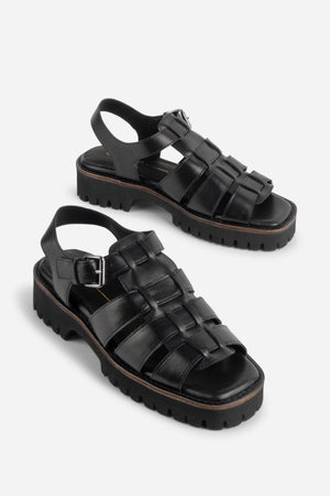 HADDIE LEATHER DAD SANDAL – Intentionally Blank