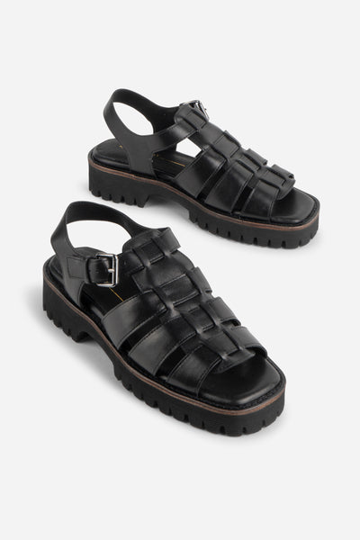 HADDIE LEATHER DAD SANDAL – Intentionally Blank