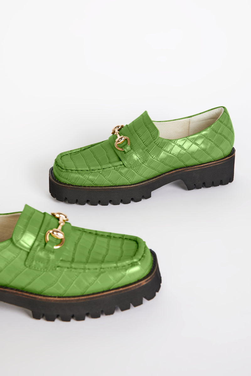 HK-2 CROC LUG SOLE LOAFER – Intentionally Blank