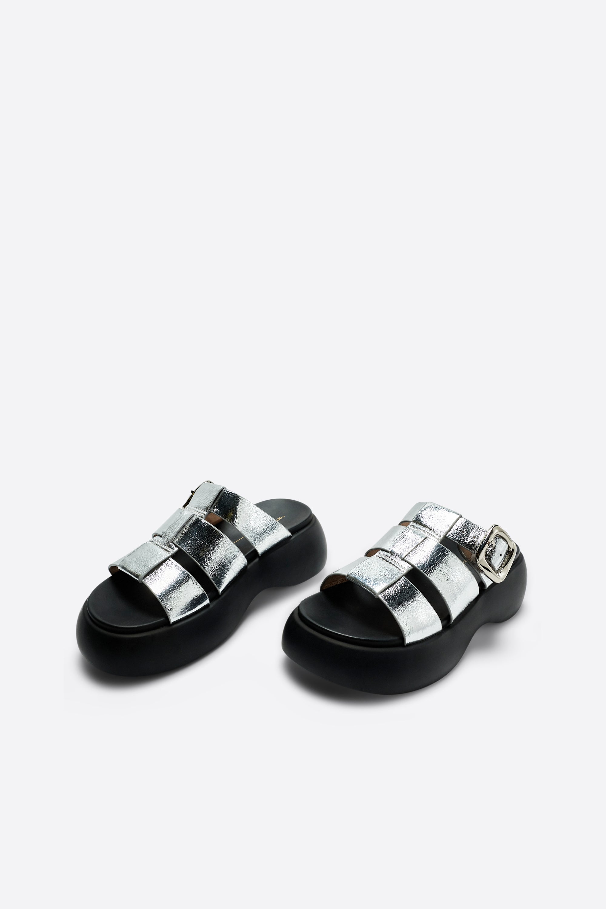 NELL METALLIC PLATFORM SANDAL – Intentionally Blank