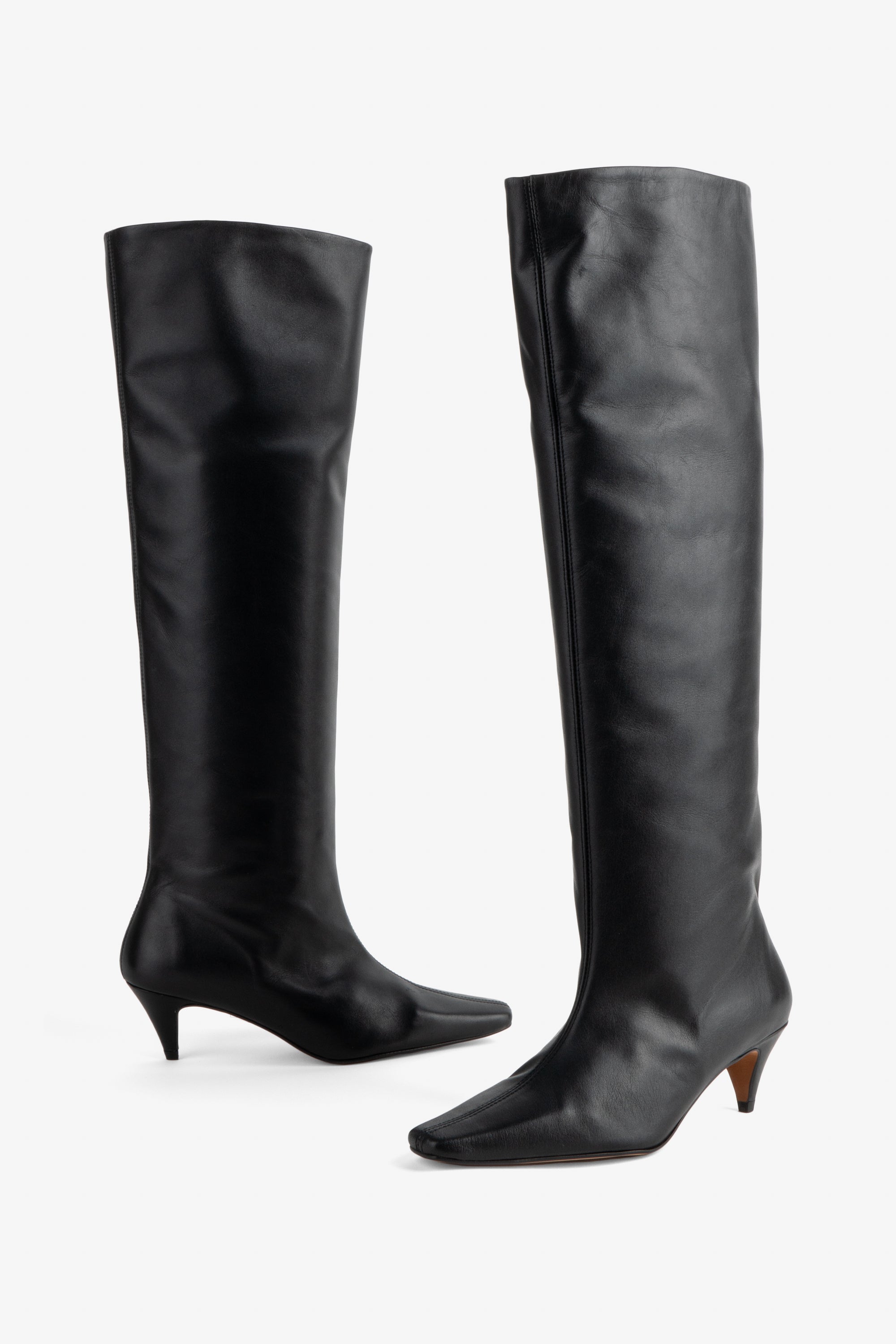 靴 THEREDTHREAD S pointed feathery boots 37 THEREDTHREAD / ザレッドスレッド】S pointed feathery boots