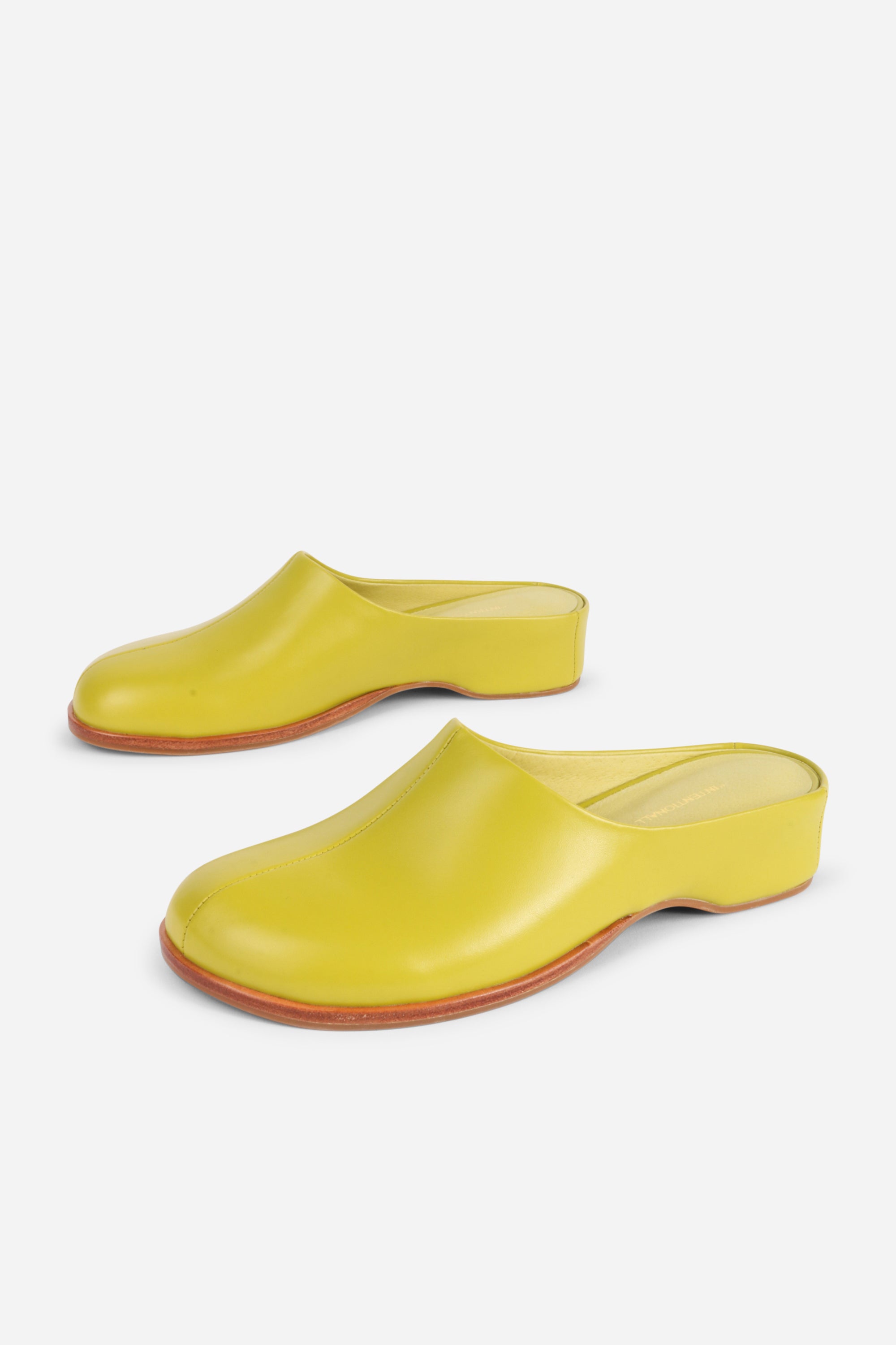 SHIFT LEATHER BUBBLE CLOG – Intentionally Blank SHIFT LEATHER BUBBLE CLOG – Intentionally Blank
