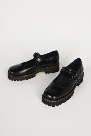 veronica for london women's Brown Leather slip on loafers