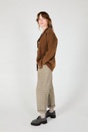 DEUX CARDIGAN BROWN